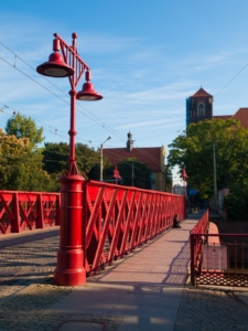 Sand bridge in Wroclaw
